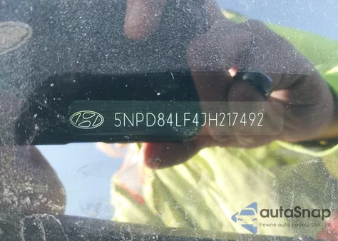 2018 Hyundai Elantra Sel из США, поврежденный, VIN 5NPD84LF4JH217492